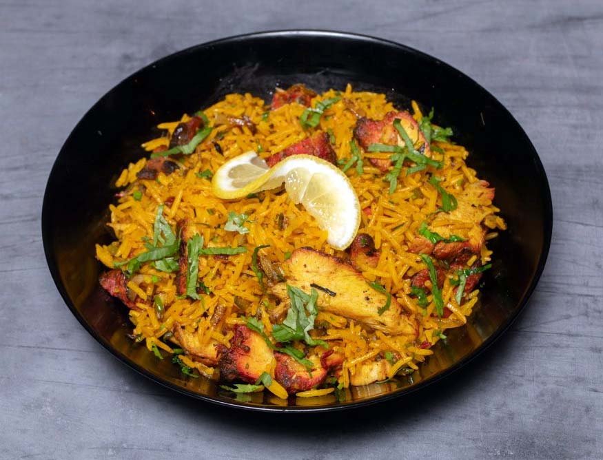 chicken tikka biryani